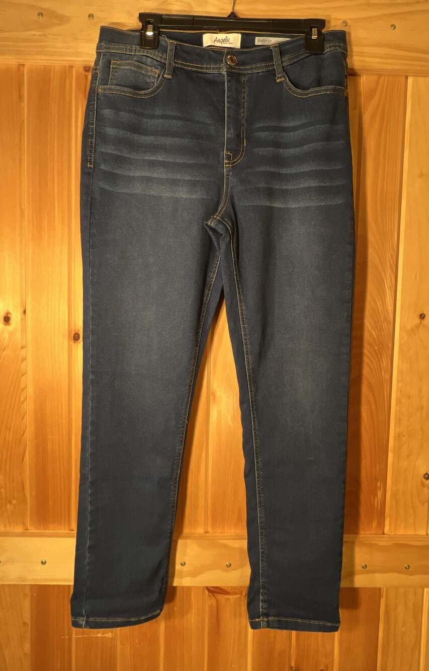 Angels Forever Young Forever Comfort Skinny Jeans Dark Wash Size 12